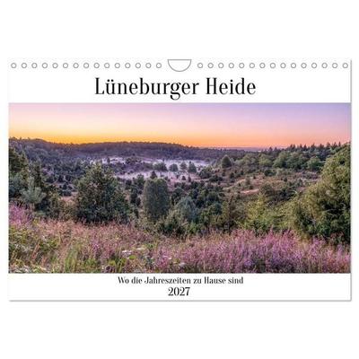 Lüneburger Heide - Wo die Jahreszeiten zu Hause sind (Wandkalender 2027 DIN A4 quer), CALVENDO Monatskalender