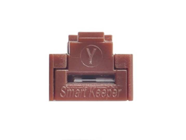 SmartKeeper Essential / 12 x RJ45 poortblokkers zonder Lock Key Basic/bruin