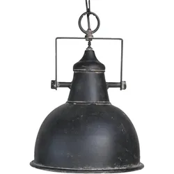 Chic Antique Factory Lampe, H26/D24 cm antik schwarz