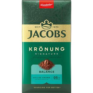 Jacobs Kaffee Krönung Balance, gemahlener Kaffee, Arabica & Robusta, 500 g