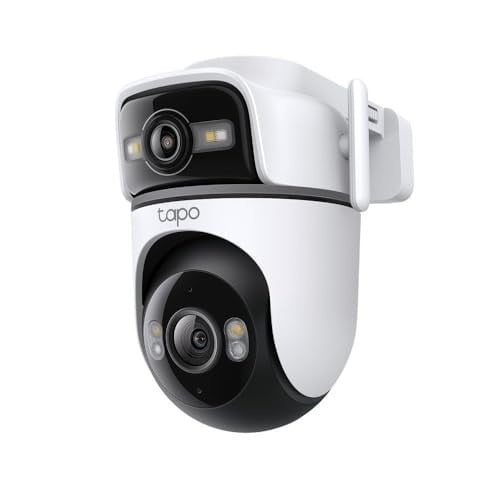 TP-Link Tapo TC47 Dual-Lens 3MP Outdoor Pan/Tilt Beveiligingscamera met Wifi en Ethernet/LAN