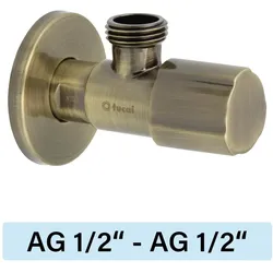 Eckventil Tucai TMM C850 Premium AG/AG  1/2`-1/2` antikes bronze