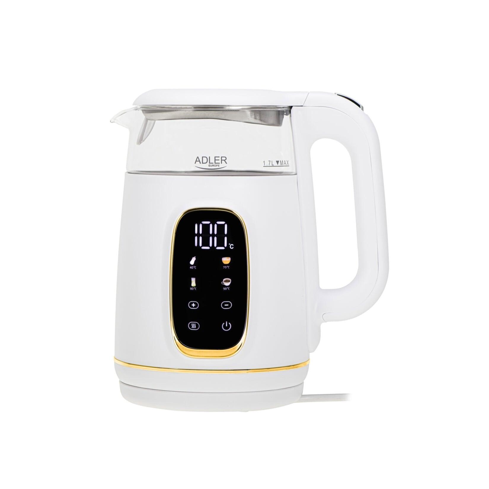 AD 1305 WG Wasserkocher 2200 W - 5 Temperatureinstellungen, 360°-Sockel