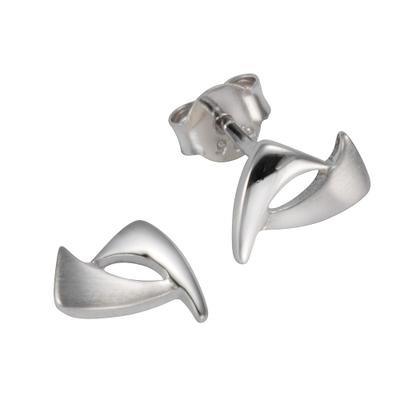 Paar Ohrstecker VIVANCE "925 Silber rhodiniert", weiß, Ohrringe, Damen, one-size, Silber 925 (Sterlingsilber), Ohrstecker