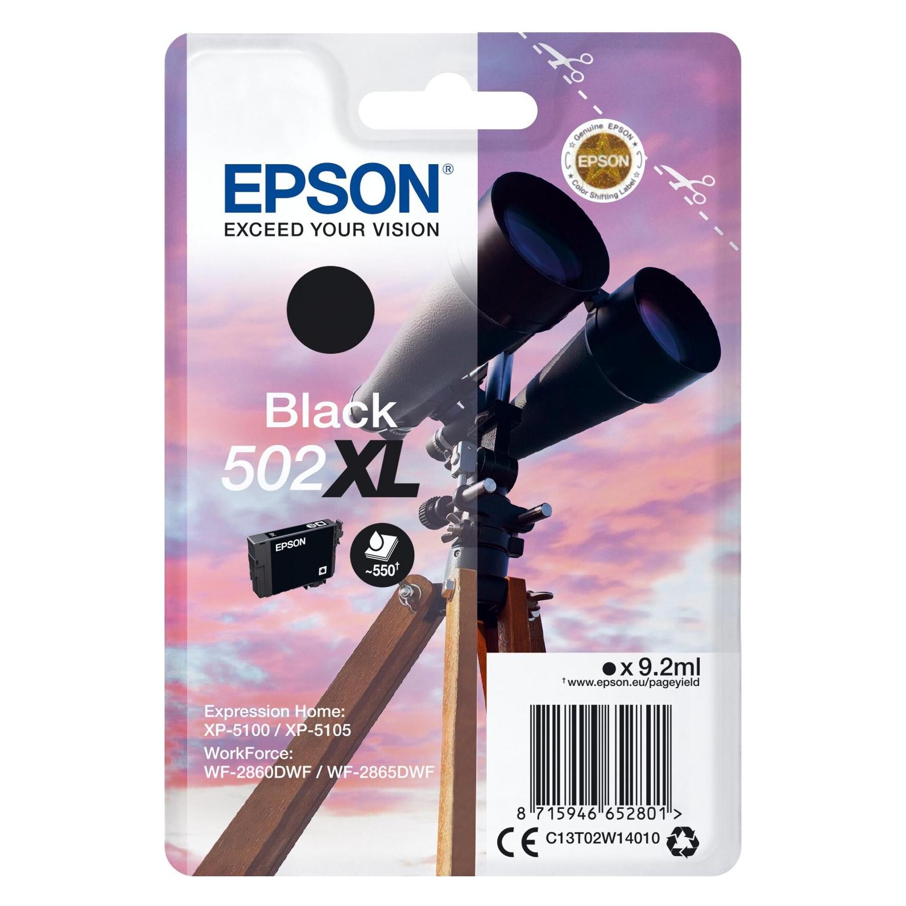 Epson 502xl (BK) (C13T02W14010)