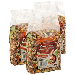3er-Pack Eichhörnchen Feinschmeckerfutter