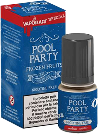 VaporArt Pool Party Liquido Pronto 10ml Frutti Rossi Ghiaccio