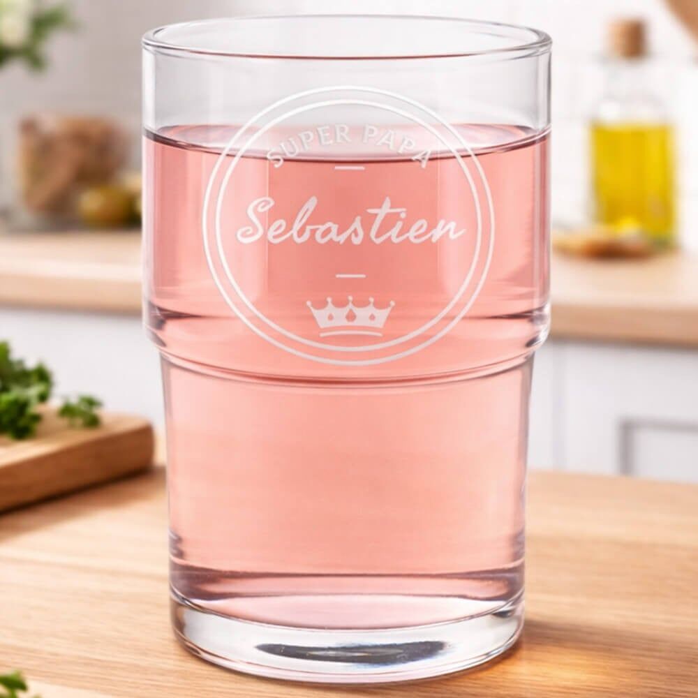 Ocadeau Verre à eau Papa
