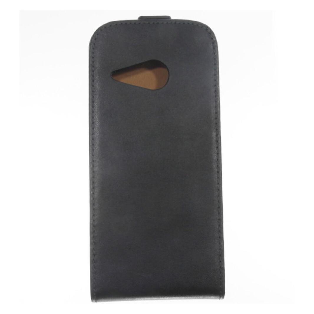 OEM Slim Leather Flip Case HTC M8 mini - Black (HTC One Mini 2) (25441168)