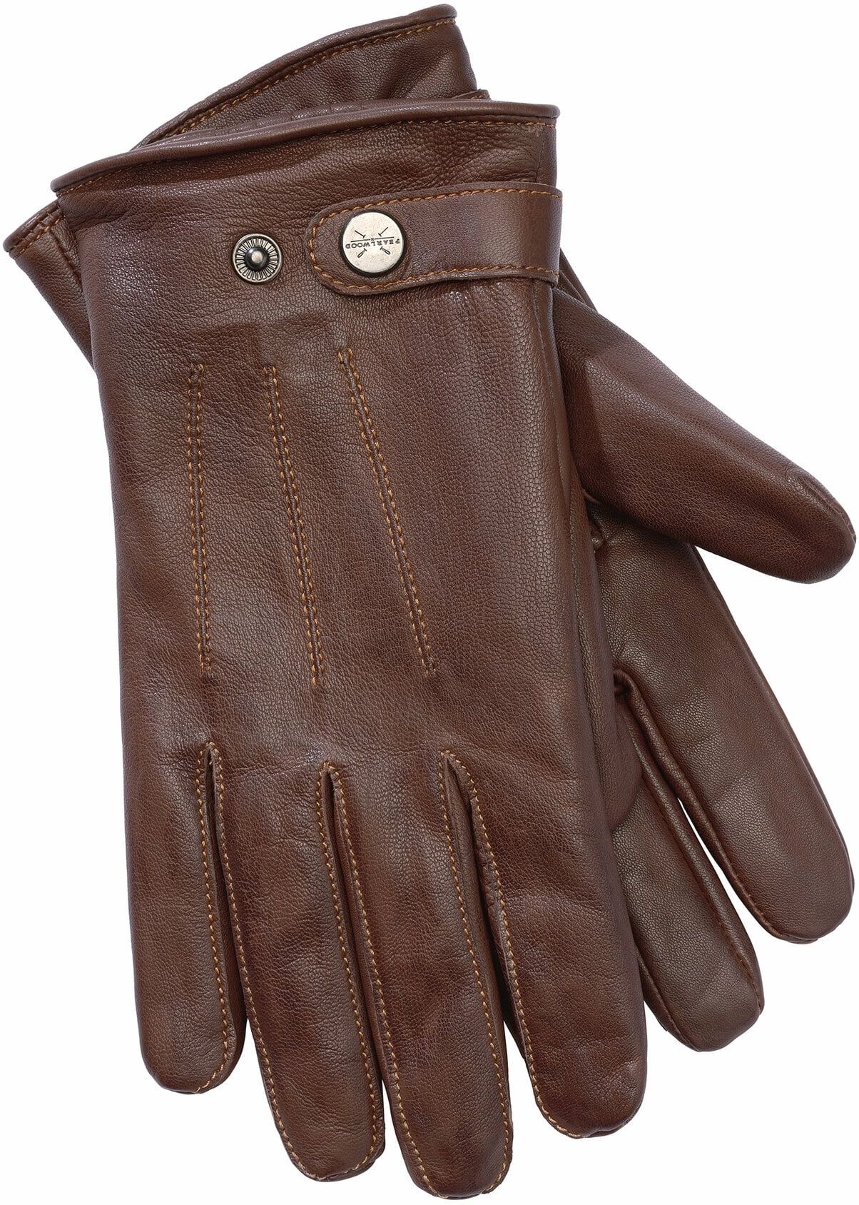 Pearlwood Lederhandschuhe Burton Braun L