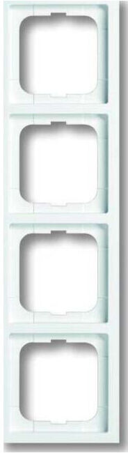 Busch-Jaeger Cadre 4-fach blanc studio, f.linear 1724-184K (2CKA001754A4238)