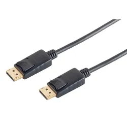 DisplayPort 1.2 Kabel, 4K 60Hz, schwarz - Länge: 5,0 m