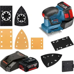 Bosch Professional, Schleifmaschine + Poliermaschine, GSS 18V-10 (Schwingschleifer)