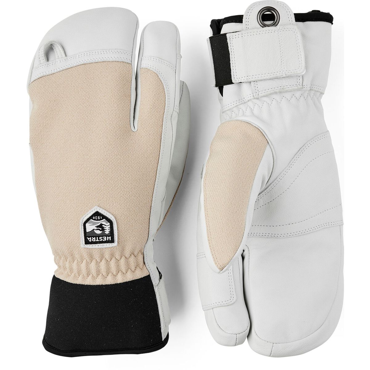 Hestra Army Leather Patrol - 3 Finger beige (650) 9 30592-650-9