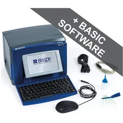Brady S3100-AZ-W, Schilder- u. Etikettendrucker, Thermotransferdruck, AZERTY-Tastatur, max. Breite, Etikettendrucker