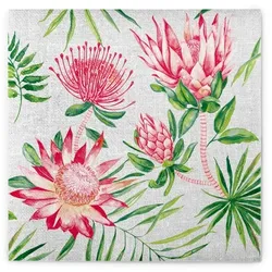 Sovie HORECA Serviette Ria aus Linclass® Airlaid 40 x 40 cm, 50 Stück - Exotisch Blumen Floral