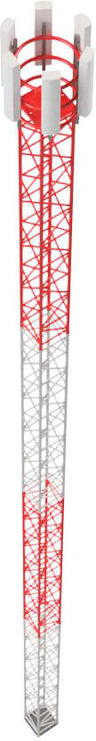 Naxpro-Truss Gitterträger Für 5g Funkmast 20 M Hoch St54 Traversensystem