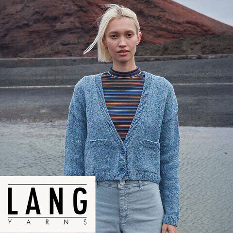 Strickanleitung – Jacke "Sully" aus Lang Yarns Donegal Tweed+