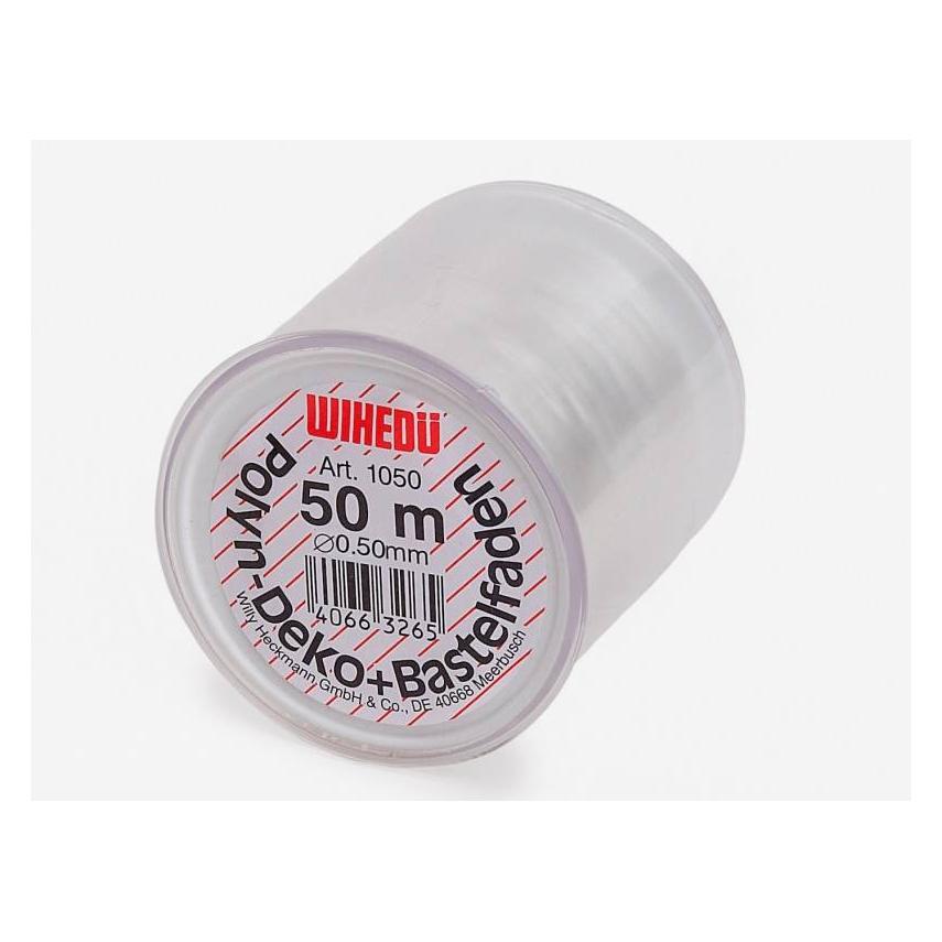 Magni Deko- und Bastelfaden 50m x 0,5mm,WIHEDÜ Polyn (1 Stk.) (530004)