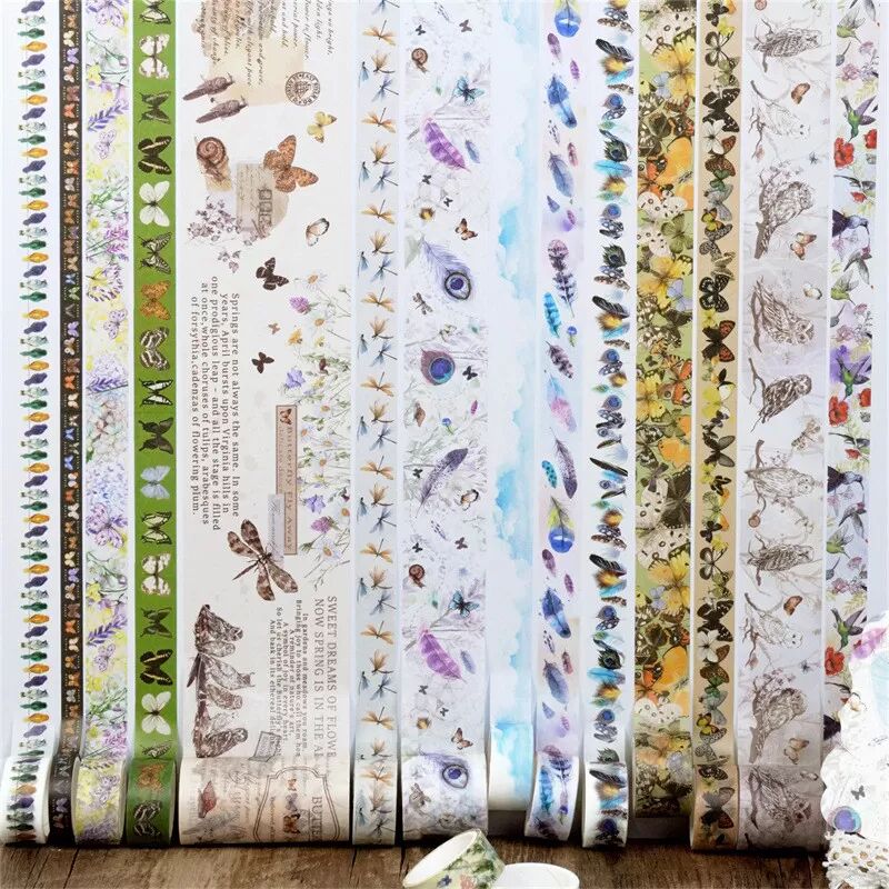 INF Ensemble de ruban adhésif décoratif Washi - 20 rouleaux