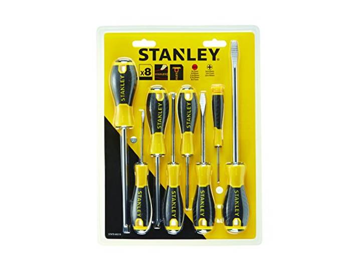 STANLEY STHT0-60210 Essentiële Schroevendraaier Set - Geel (8-delig)