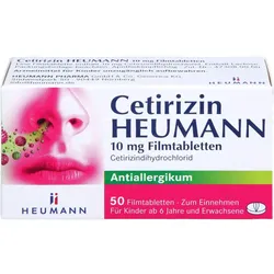 Cetirizin Heumann 10mg Filmtabletten 50 ST