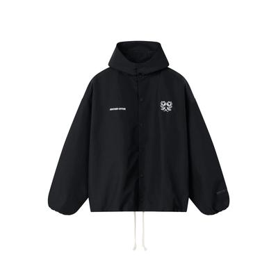 Outdoorjacke ANOTHER COTTON LAB "Another Cotton Lab Another Adventure Jacket", Herren, Gr. S, schwarz, 100% Baumwolle, mehrfarbig, relaxed fit, ohne Ausschnitt, Jacken Outdoorjacke