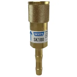 WITT Schnellkupplung mit Tülle 6,3 mm SK 100-1 für Sauerstoff