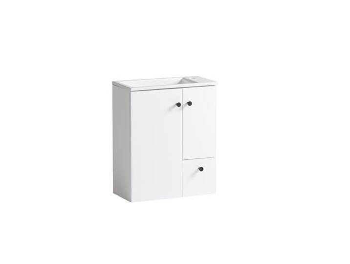 Schildmeyer Lugo Waschtisch 157396, Kreideweiß, 50,0 x 25,0 x 60,0 cm