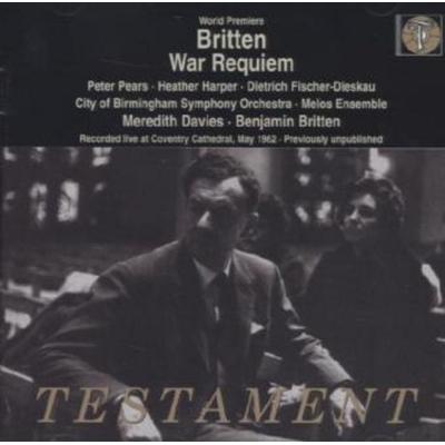 War Requiem (Aufnahme der Uraufführung 1962) - Benjamin Britten, CD, 0749677149024