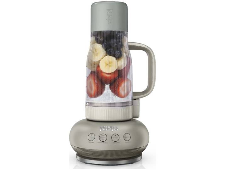 Ninja Standmixer Db351Chst BlendBoss To-Go-Becher-Mixer Stone-Mint