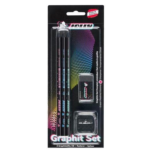Jolly Next Graphit Bleistift-Set HB schwarz 1 Set (HB, 3x) (1006-0008)