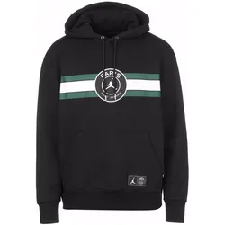 Jordan, Herren, Laufjacke, Paris St.-Germain Fleece Kapuzenpullover Herren (L), Schwarz, Grün, L