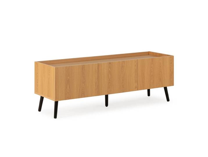 Meuble Tv 3 portes couleur Chêne