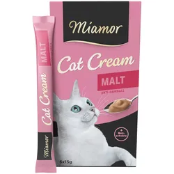 Miamor Cat Snack 6 x 15 Gramm Multipack Katzensnack ZOO malt cream b 6