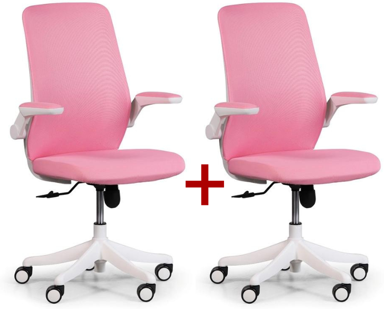 B2B Partner Bürostuhl BUTTERFLY 1+1 GRATIS, rosa
