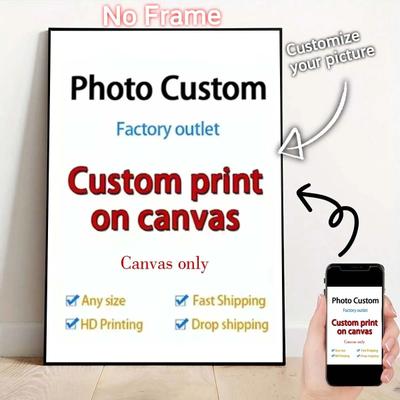Uplift Picks Custom Photo Canvas Print For Personalized Wedding Family Pet Wall Art i 20cm 30cm