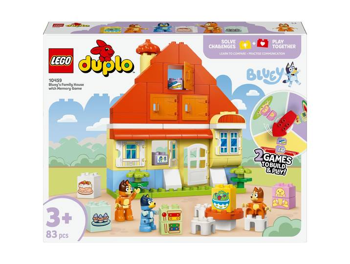 LEGO Duplo La Maison de Famille de Bluey et le Jeu de Mémoire 10459 LEGO