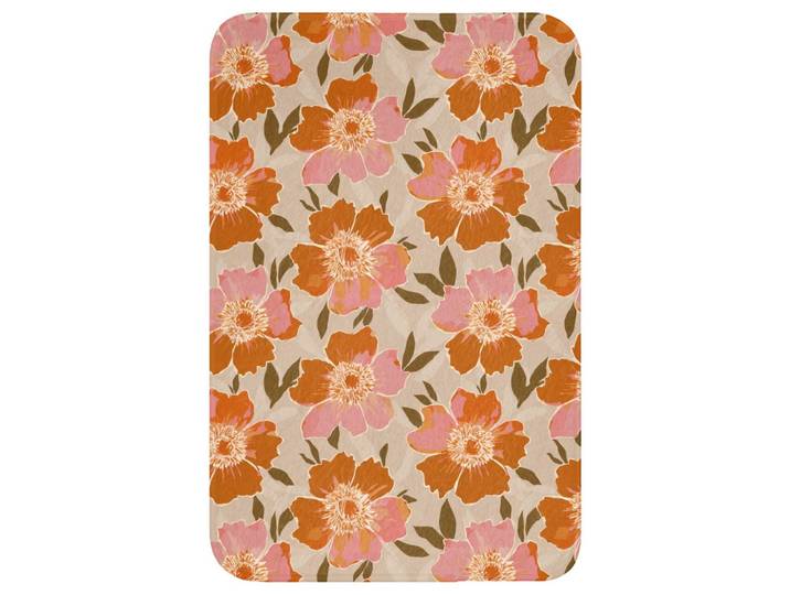 WC-VORLEGER Blumen - Motiv - Retro WC Teppich 40x60 cm