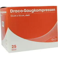 Saugkompressen Steril 10x10cm 25 ST
