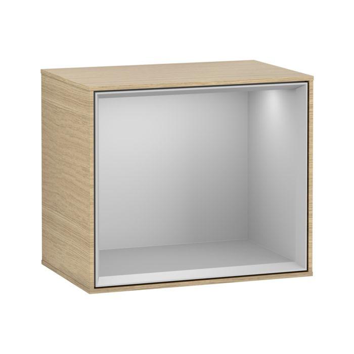 Villeroy und Boch Finion Regalmodul FD10GJPC 41,8x35,6x27cm, Regal Light Grey, Oak Veneer