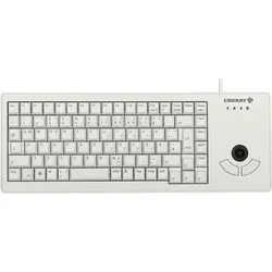 G84-5400LUMEU-0 - Tastatur, USB, grau, kompakt, Trackball, US
