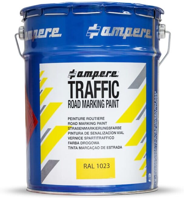 AMPERE TRAFFIC PAINT Peinture de marquage routier Traffic Paint 5kg noir ; A.M.P.E.R.E (10657)