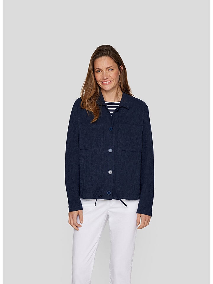 Rabe Hemdjacke in Dunkelblau - 40
