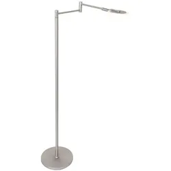 Steinhauer LED-Stehlampe Turound LED Alu, Eisen, Stahl & Metall Silber