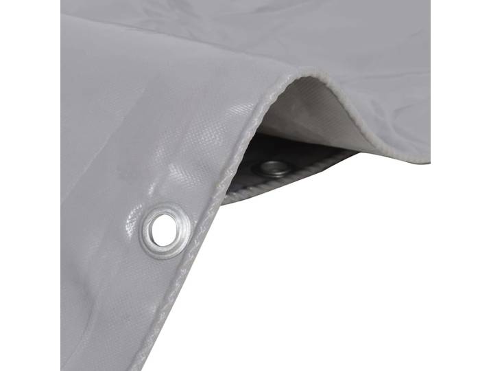 vidaXL Abdeckplane 650 g/m² 4x4 m Grau
