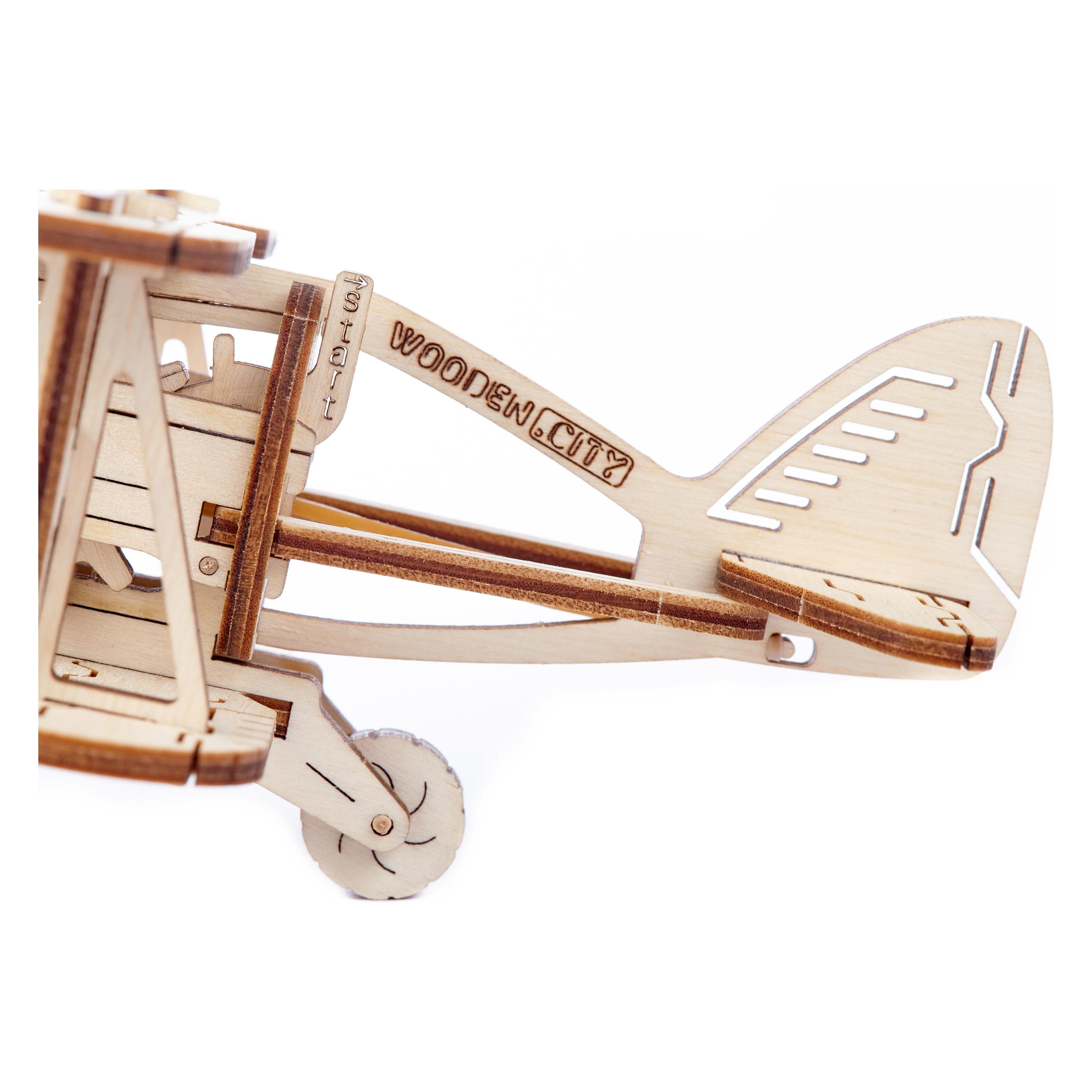 WoodenCity Doppeldecker Flugzeug (WOODCITY.WR304)