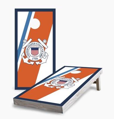 Skip's Garage Coast Guard Cornhole Boards