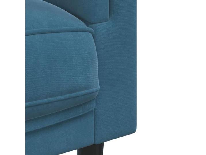 Fauteuil - MOTHINESSTO - Modèle bleu velours - 1 place - Confortable - Design contemporain