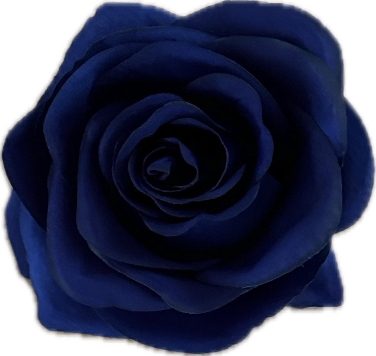 Amalia Royal Blauw Kunstrozen - 12 stuks rozenkoppen voor decoratie en DIY bloemenmuren